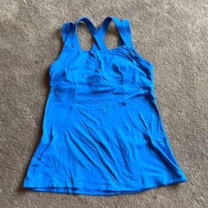 Lululemon criss cross strapped tank top